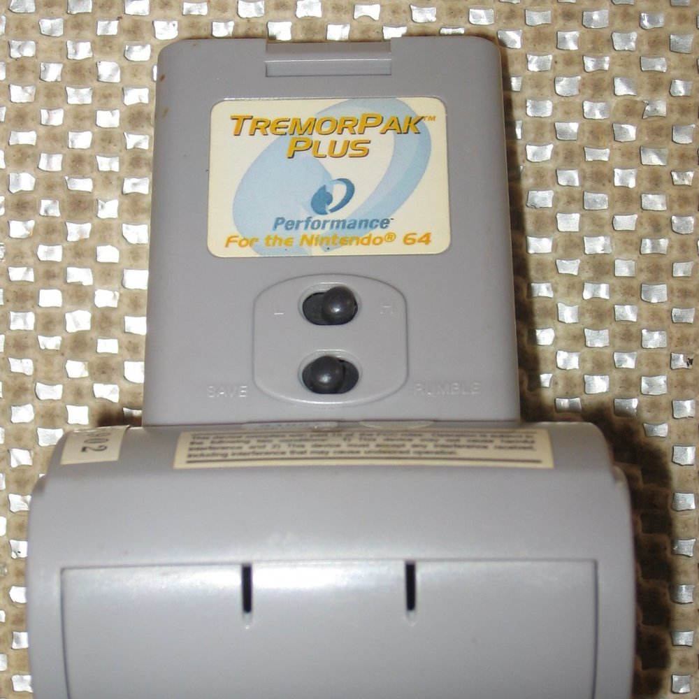 Performance TremorPak Plus Nintendo 64 Rumble Pack N64 White Label